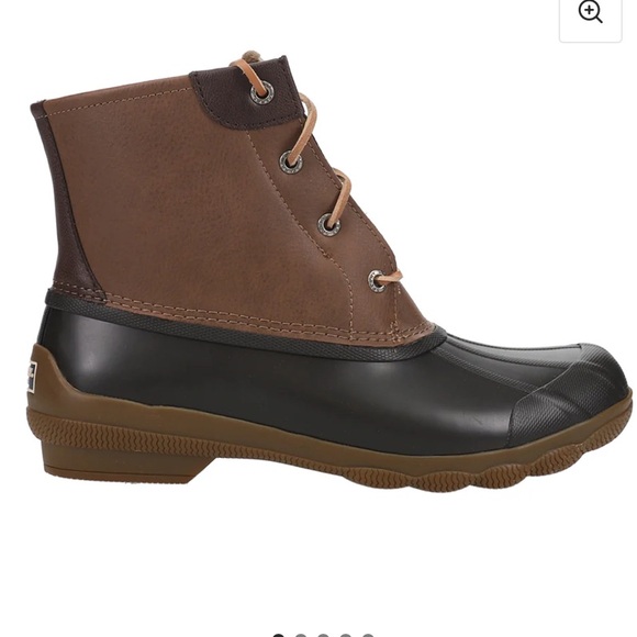 Sperry Brown and Black Duck Boots.Size 8.5 - Picture 2 of 7